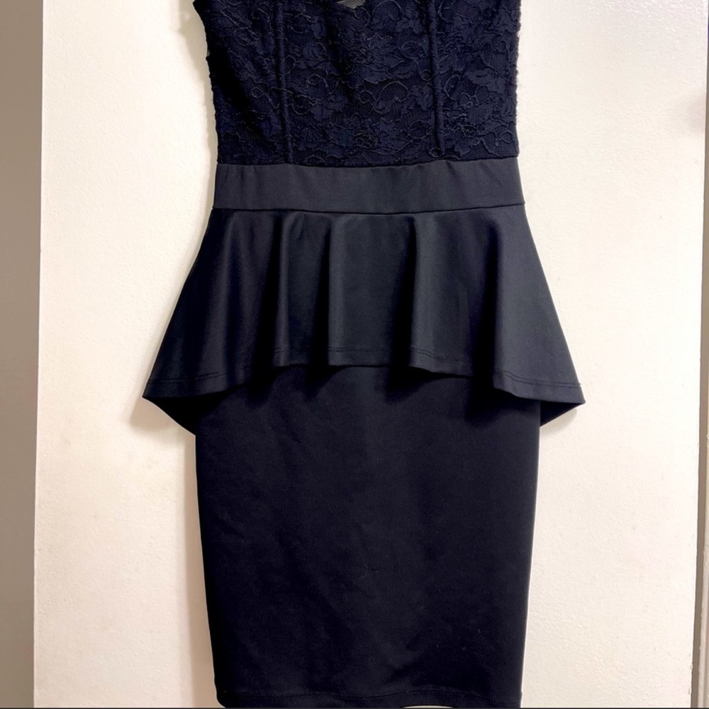 Black lace party.  Dress